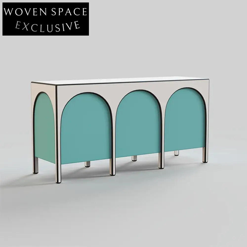 Modern Nordic Italian Plywood Sideboard Cabinet for Living Dining Space