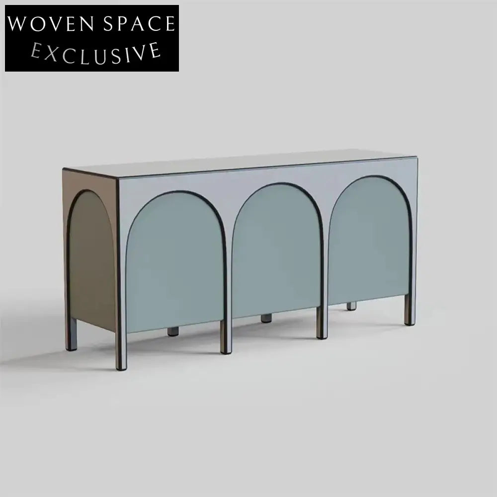 Modern Nordic Italian Plywood Sideboard Cabinet for Living Dining Space