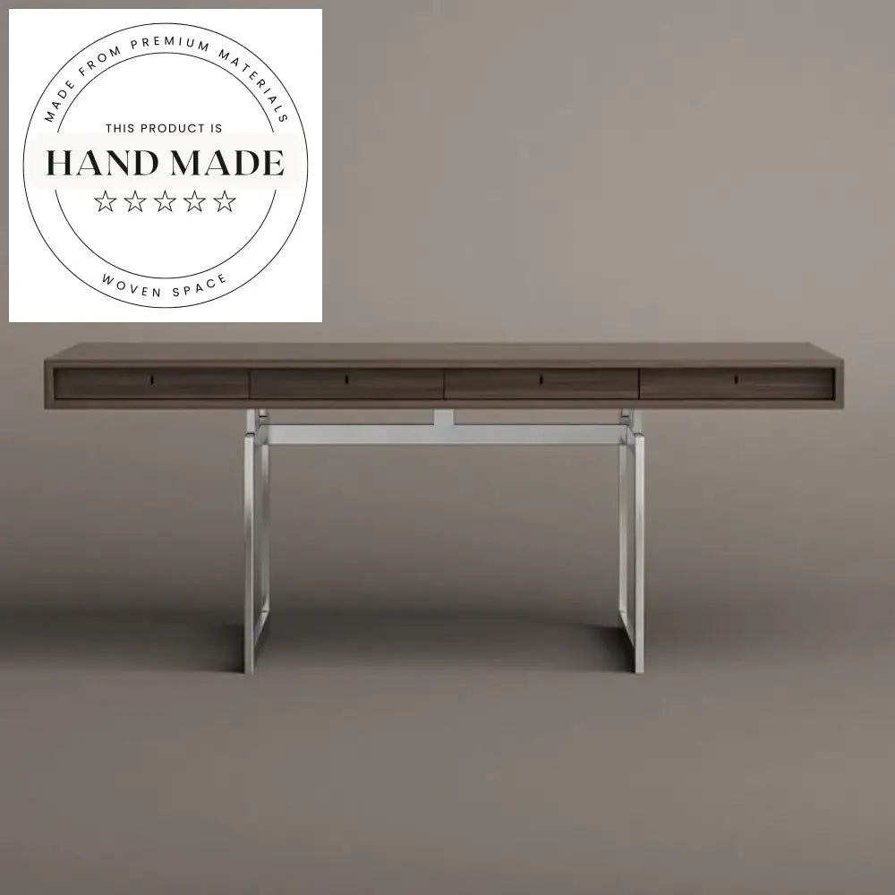 Modern Nordic L-Shaped Solid Wood Computer Reception Office Desk