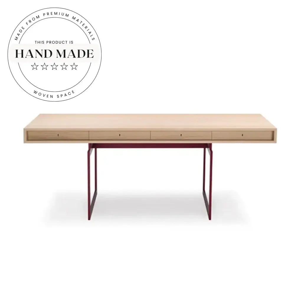 Modern Nordic L-Shaped Solid Wood Computer Reception Office Desk