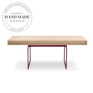 Modern Nordic L-Shaped Solid Wood Computer Reception Office Desk