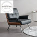 Modern Nordic Leather Living Room Single Armchair Lounge Chair