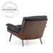 Modern Nordic Leather Living Room Single Armchair Lounge Chair