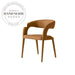 Modern Nordic Leather Upholstered Dining Chair for Cafe Hotel Home