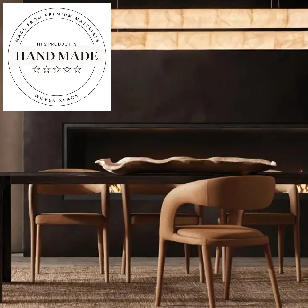 Modern Nordic Leather Upholstered Dining Chair for Cafe Hotel Home