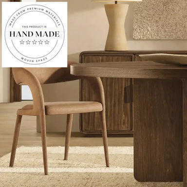 Modern Nordic Leather Upholstered Dining Chair for Cafe Hotel Home