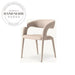 Modern Nordic Leather Upholstered Dining Chair for Cafe Hotel Home