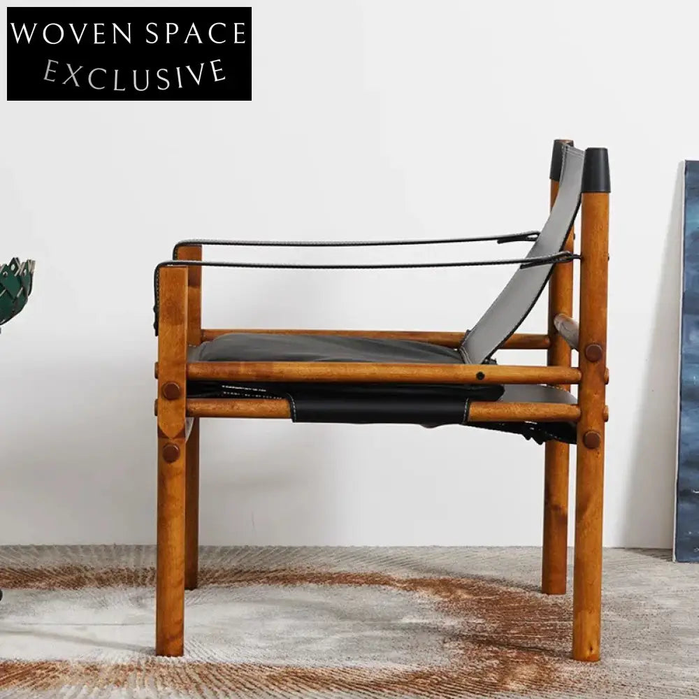 Modern Nordic Leather Wood Dining Chair for Home Restaurant Hotel Seating