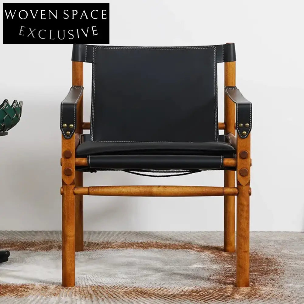 Modern Nordic Leather Wood Dining Chair for Home Restaurant Hotel Seating