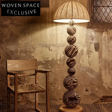 Modern Nordic LED Standing Floor Lamp with Fabric Shade for Living Room Corner