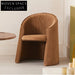 Modern Nordic Luxury Fabric Dining Chair with Comfortable Backrest