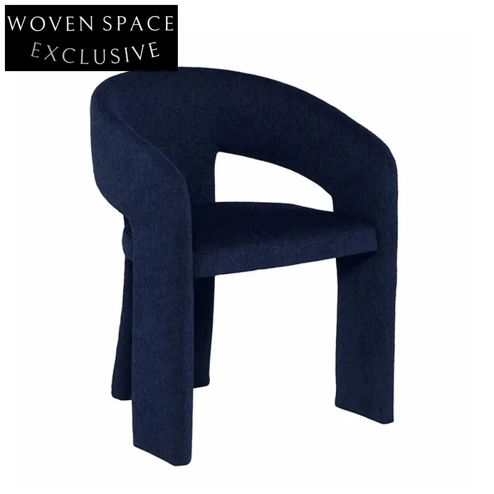 Modern Nordic Luxury Fabric Upholstered Dining Chair for Home, Hotel