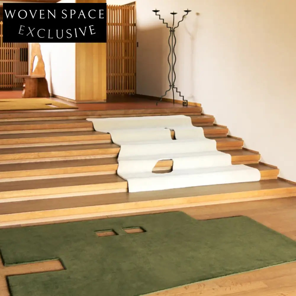 Modern Nordic Luxury Polyester Living Room Coffee Table Irregular Carpet