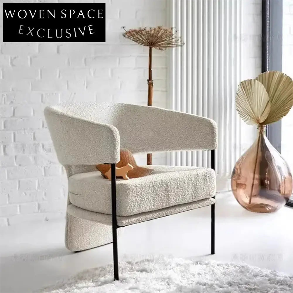 Modern Nordic Luxury Velvet Upholstered High-Back Dining Chair for Home