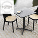 Modern Nordic Marble Top Dining Table for Restaurants & Home Use
