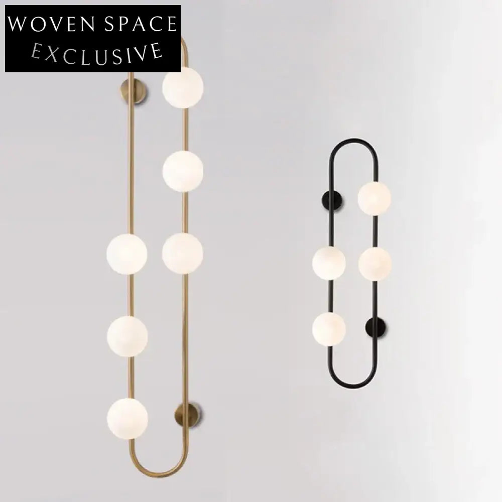 Modern Nordic Metal Frame LED Decorative Wall Sconce