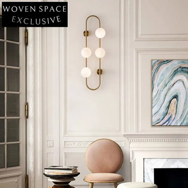 Modern Nordic Metal Frame LED Decorative Wall Sconce