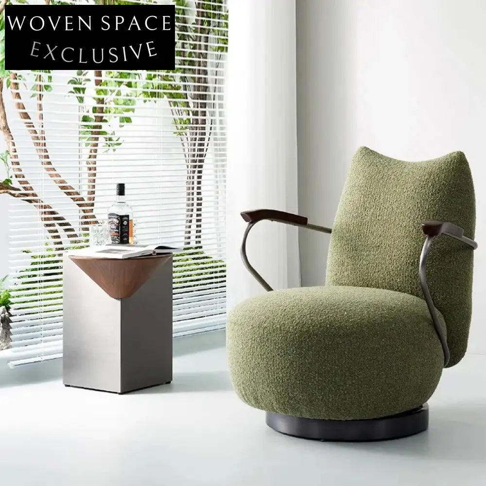 Modern Nordic Metal Round Small Side Table for Living Room Sofa Corner