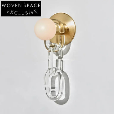 Modern Nordic Metal Wall Sconce Lamp for Bedroom and Living Room Lighting