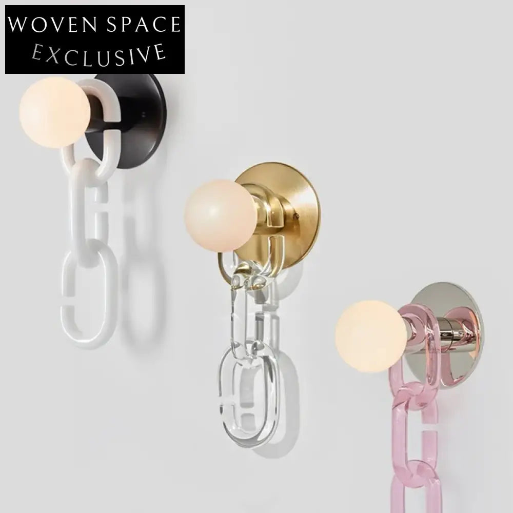 Modern Nordic Metal Wall Sconce Lamp for Bedroom and Living Room Lighting