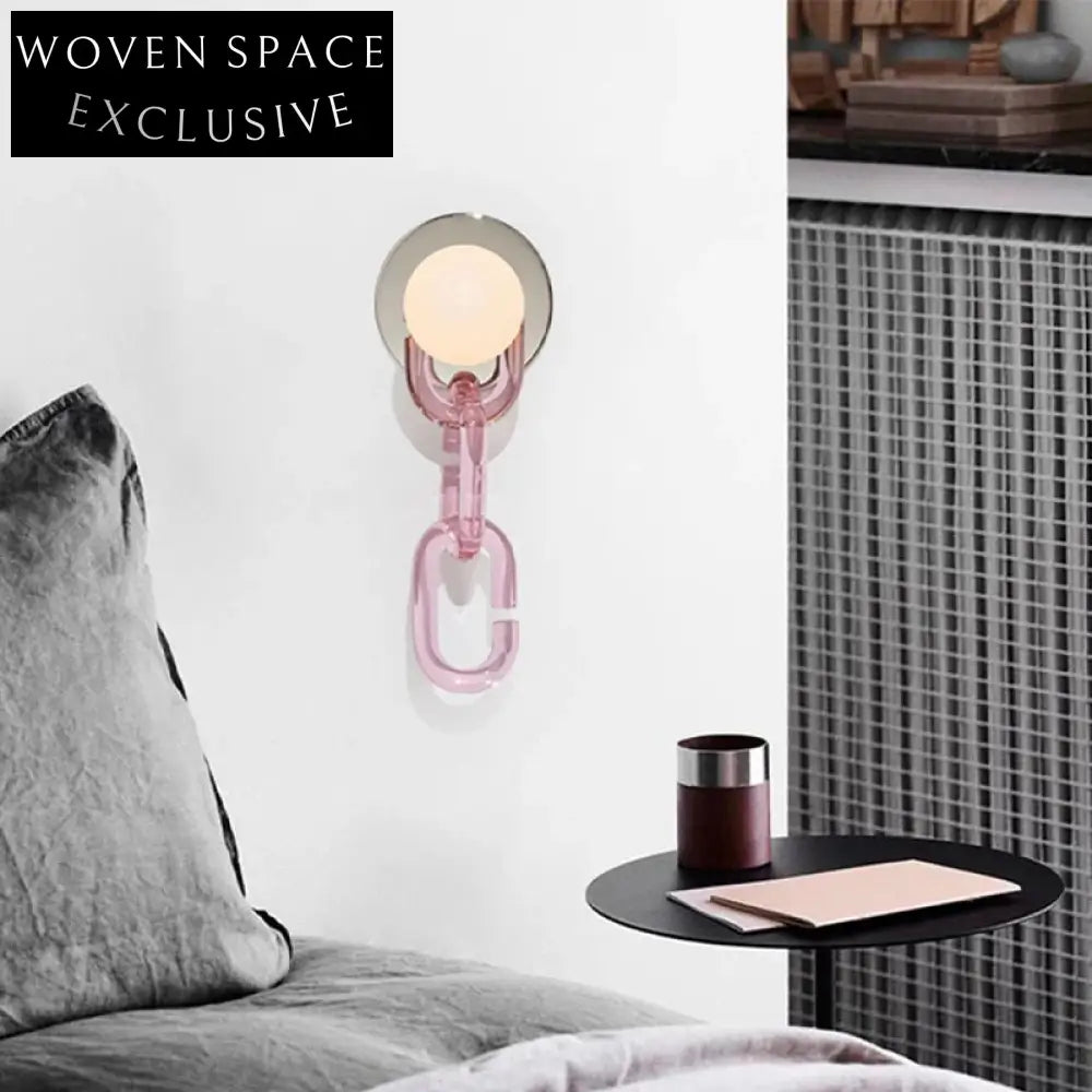 Modern Nordic Metal Wall Sconce Lamp for Bedroom and Living Room Lighting