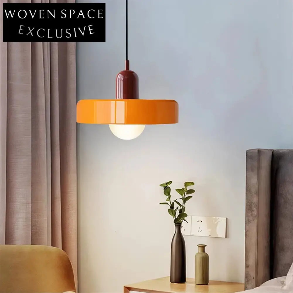 Modern Nordic Minimalist Glass LED Single Bulb Pendant Ceiling Lamp