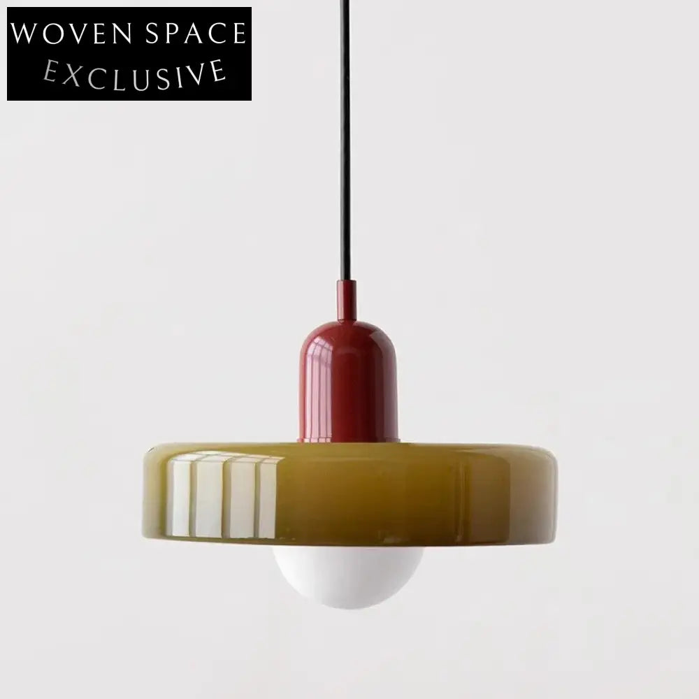 Modern Nordic Minimalist Glass LED Single Bulb Pendant Ceiling Lamp