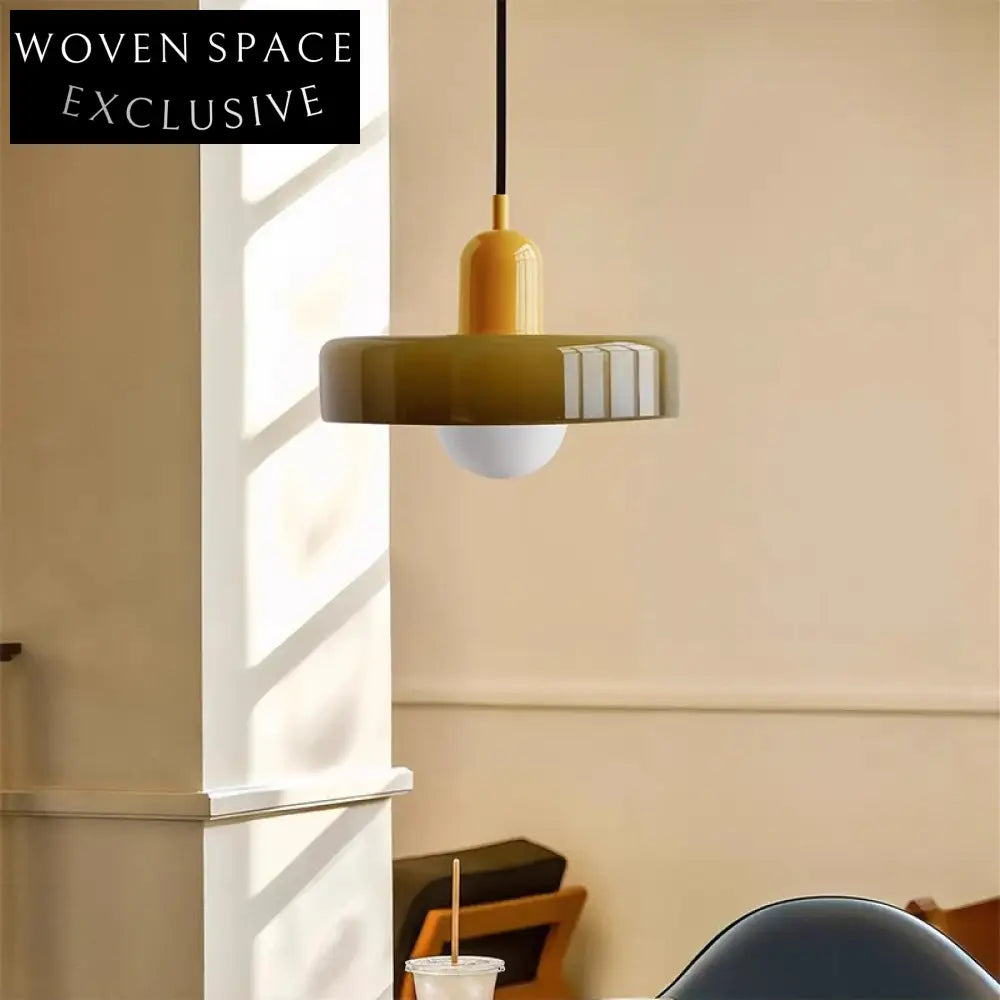 Modern Nordic Minimalist Glass LED Single Bulb Pendant Ceiling Lamp