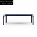 Modern Nordic Minimalist Rectangular Metal Dining Table for 8-Seater Gatherings