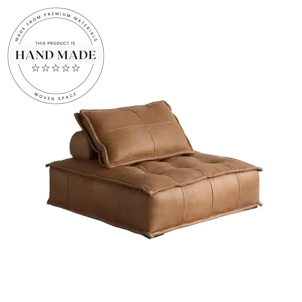 Modern Nordic Modular Leather Fabric Recliner Sectional Leisure Sofa Chair