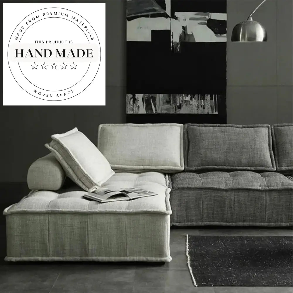 Modern Nordic Modular Leather Fabric Recliner Sectional Leisure Sofa Chair