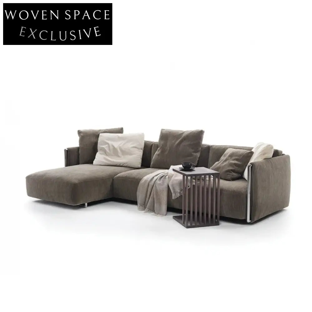 Modern Nordic Modular Sectional Corner Sofa Set for Living Room