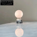 Modern Nordic Natural Marble Ball Bedside Lamp for Bedroom Nightstands