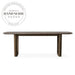 Modern Nordic Natural Marble Top Solid Oak Luxury Dining Table