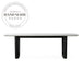 Modern Nordic Natural Marble Top Solid Oak Luxury Dining Table