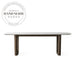 Modern Nordic Natural Marble Top Solid Oak Luxury Dining Table