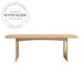 Modern Nordic Natural Solid Wood Rectangle Dining Table