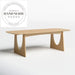 Modern Nordic Natural Solid Wood Rectangle Dining Table