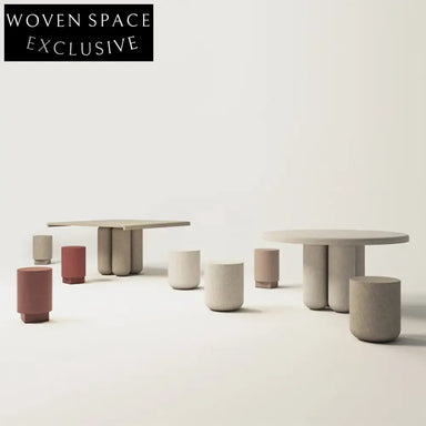 Modern Nordic Outdoor Patio Dining Set - Fiberglass Table and Chairs