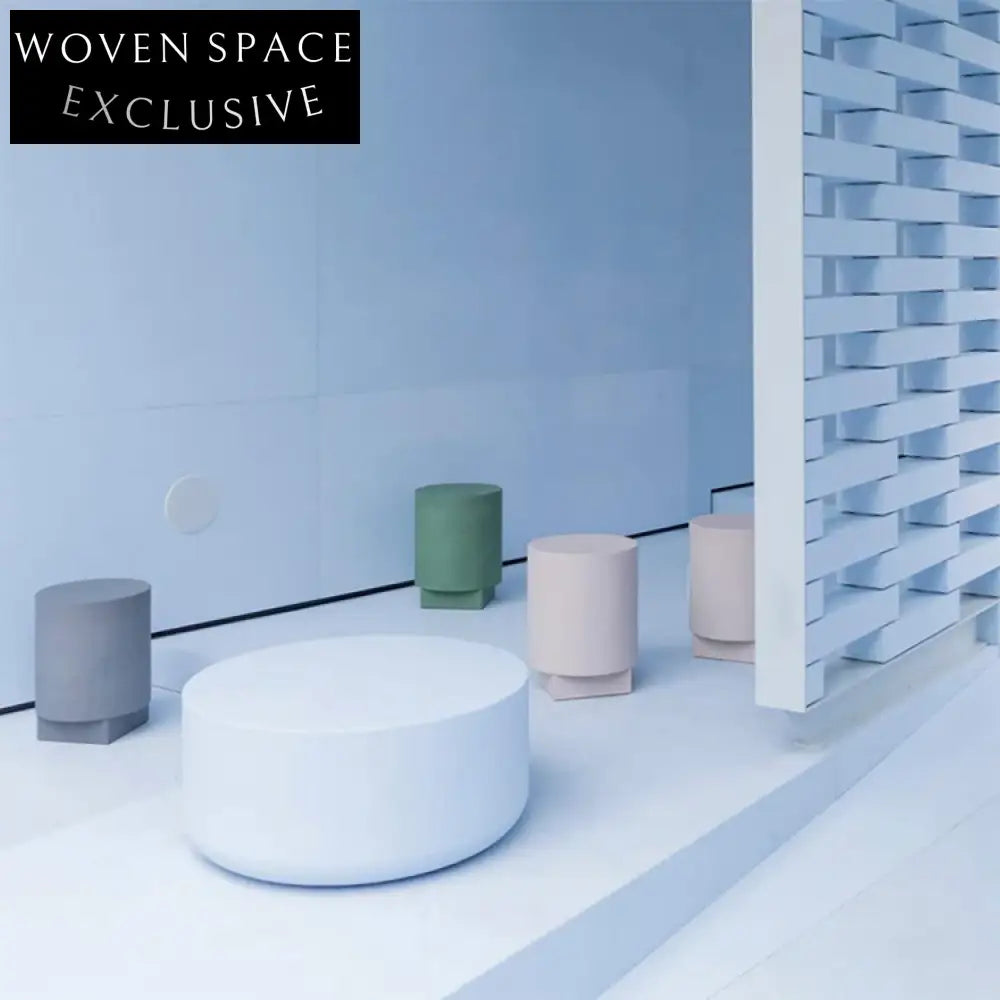 Modern Nordic Outdoor Patio Dining Set - Fiberglass Table and Chairs