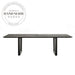 Modern Nordic Rectangular Solid Wood Six Seater Kitchen Dining Table