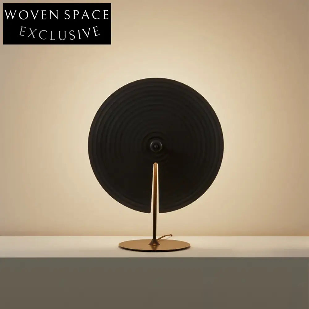 Modern Nordic Round LED Metal Base Decorative Table Lamp for Living Room