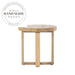 Modern Nordic Round Solid Wood Coffee Corner Sofa Side Table