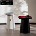 Modern Nordic Round Solid Wood Coffee Table & Side Table