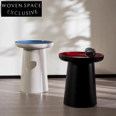 Modern Nordic Round Solid Wood Coffee Table & Side Table