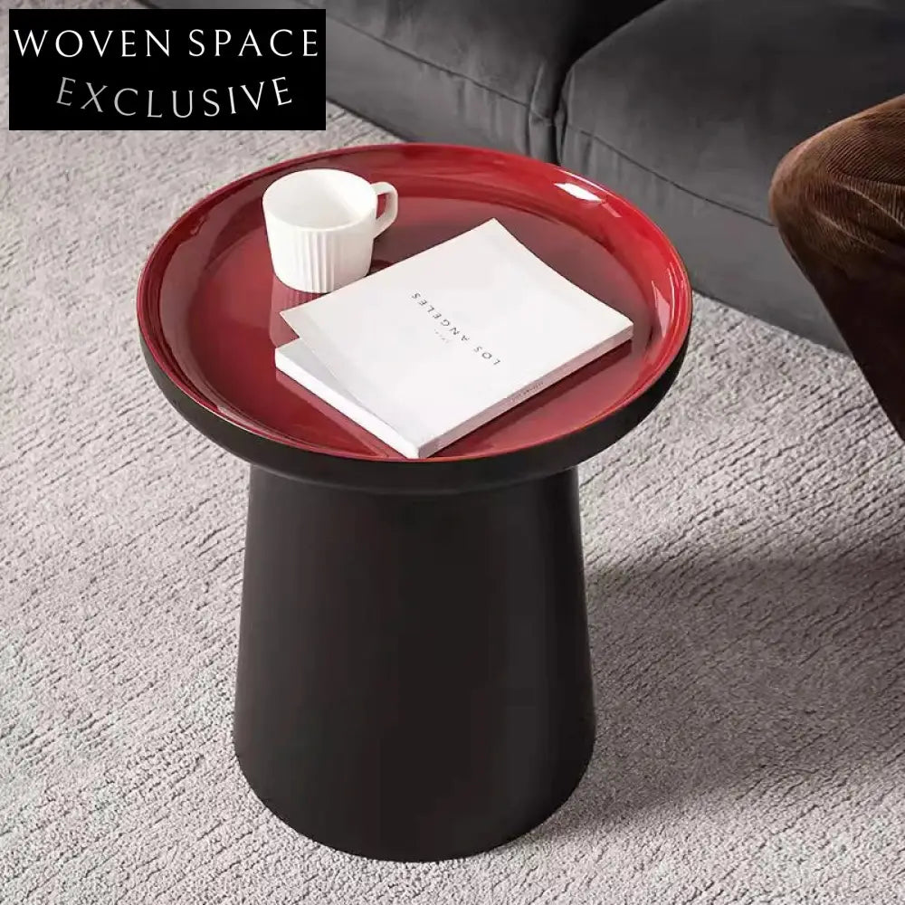Modern Nordic Round Solid Wood Coffee Table & Side Table