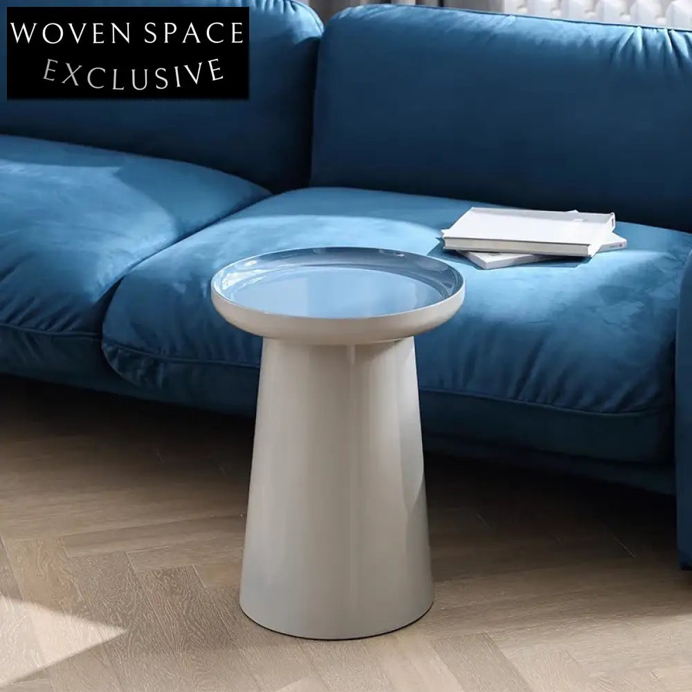 Modern Nordic Round Solid Wood Coffee Table & Side Table