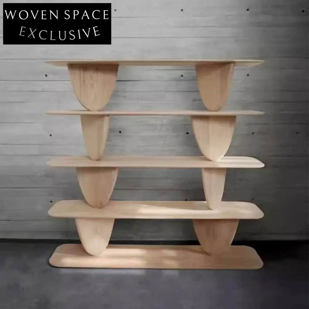 Modern Nordic Solid Ash Wood Storage Display Living Room Cabinet