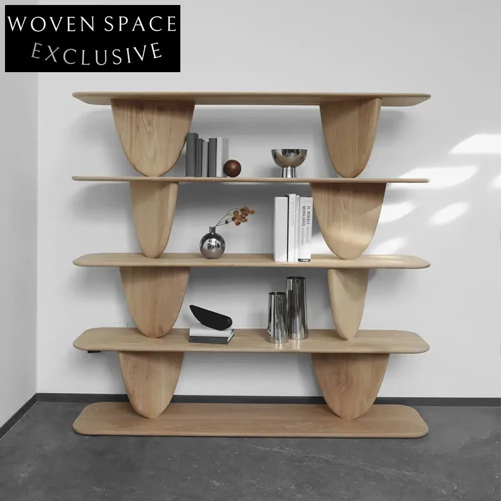 Modern Nordic Solid Ash Wood Storage Display Living Room Cabinet