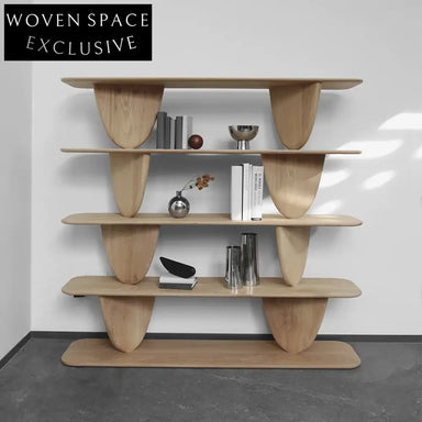 Modern Nordic Solid Ash Wood Storage Display Living Room Cabinet